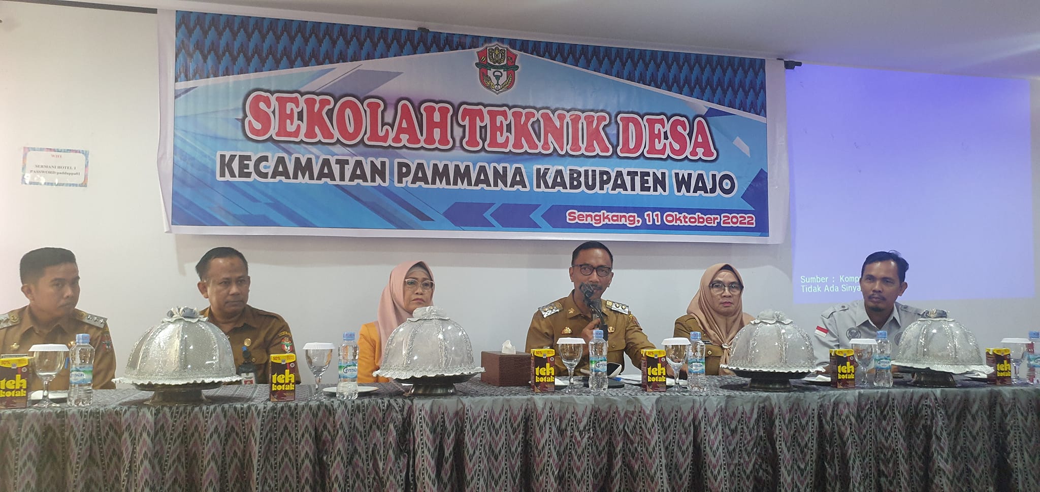 Penandatangan Perjanjian Kerjasama Universitas Lamappapoleonro dan Pemerintah Desa Kecamatan Pammana Kabupaten Wajo