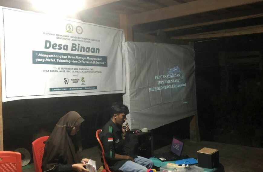 Pengenalan Microcontroller oleh HIMATIKOM UNIPOL kepada Masyarakat