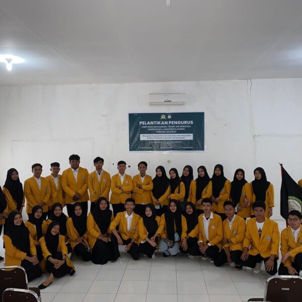 Pelantikan Pengurus Himatikom Unipol Periode 2023 – 2024