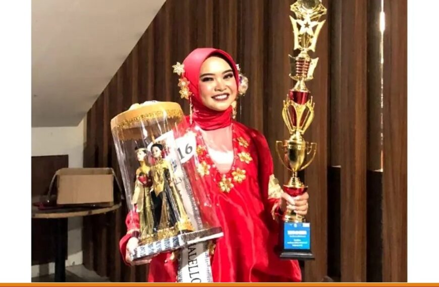 Mahasiswa Unipol Raih Juara 1 Pemilihan Ana Dara Kallolo Malello Soppeng 2023