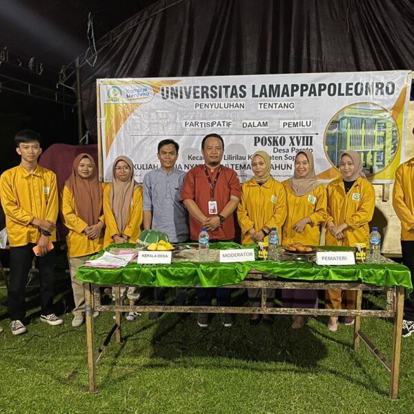 KKN Tematik Unipol Gelar Penyuluhan Pengawasan Partisipatif dalam Pemilu