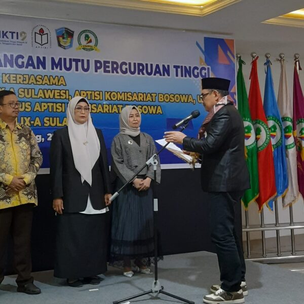 Rektor Universitas Lamappapoleonro Pimpin Komisariat APTISI Wilayah IX A Bosowa