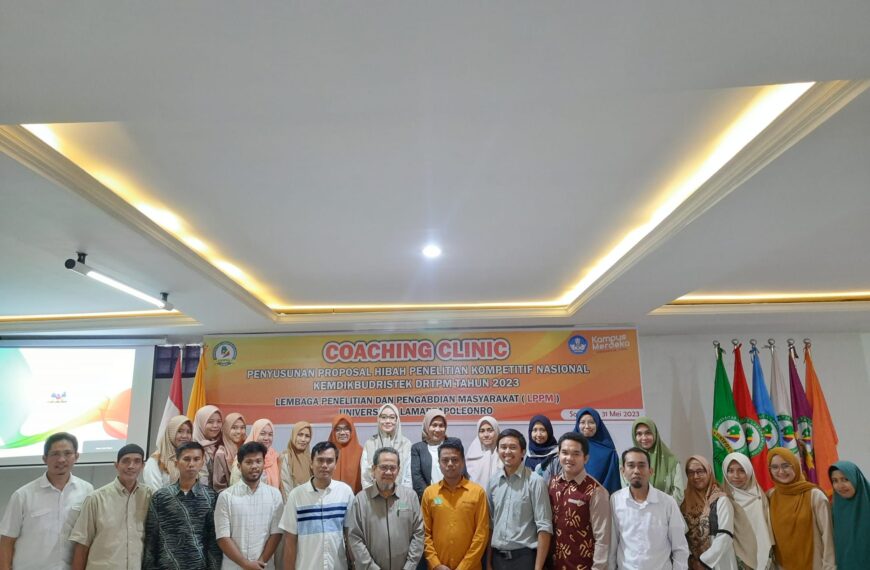 Coaching Clinic Penyusunan Proposal Hibah Penelitian Kompetitif Nasional