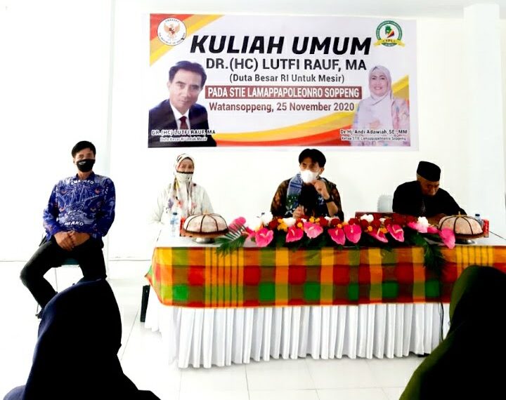 Dubes RI Untuk Mesir Beri Kuliah Umum di Kampus Lamappapoleonro