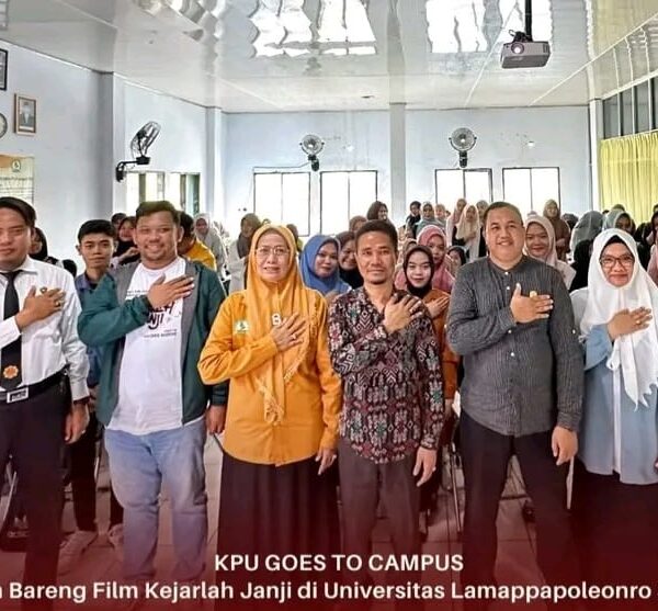 KPU Goes To Campuss Universitas Lamappapoleonro Dalam Rangka Sosialisasi Pemilu 2024