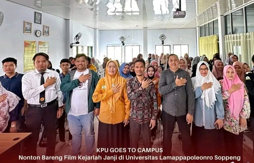 KPU Goes To Campuss Universitas Lamappapoleonro Dalam Rangka Sosialisasi Pemilu 2024