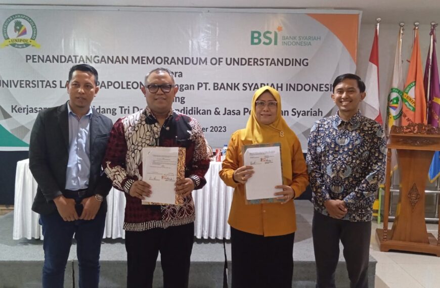 Unipol dan PT. Bank Syariah Indonesia Jalin Kerjasama Tridharma Pendidikan dan Jasa Perbankan Syariah