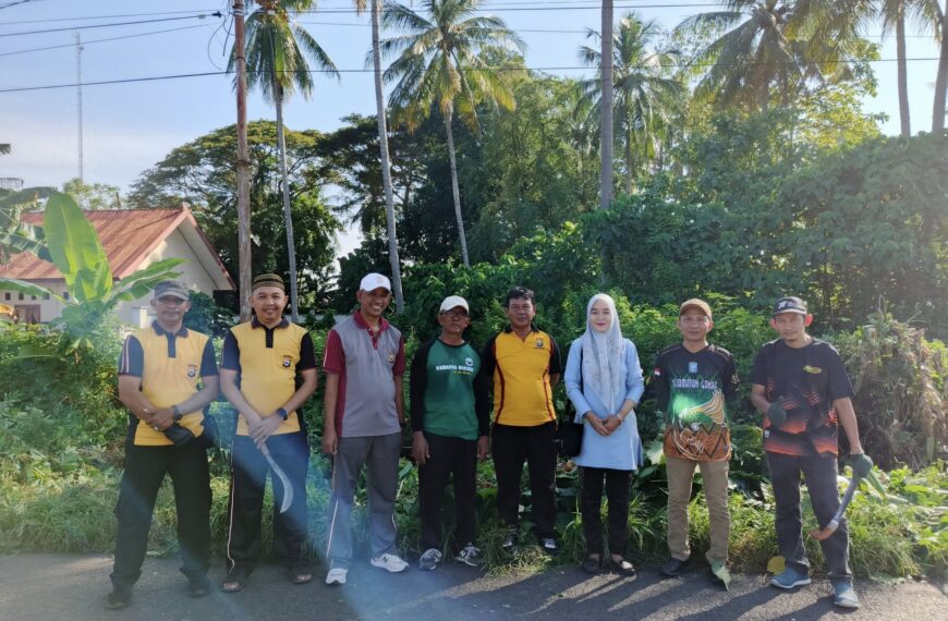 Wujud Sinergitas Mahasiswa, Pemerintah dan Masyarakat dalam Kegiatan Kerja Bakti KKN Tematik Unipol 2025.