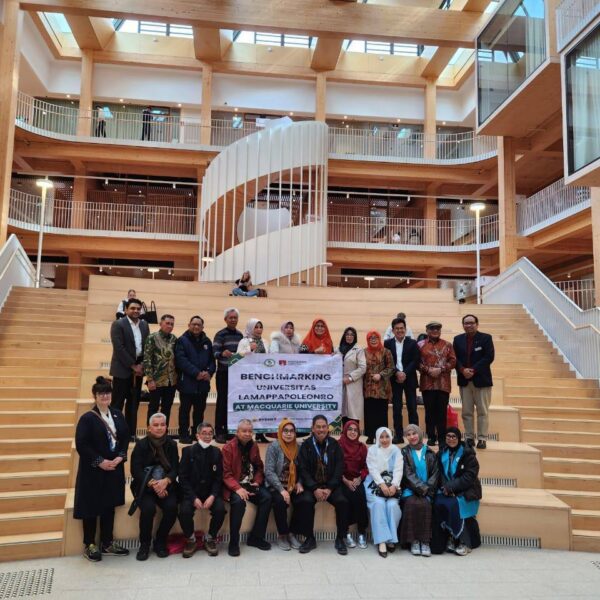 Rektor Universitas Lamappapoleonro Gelar University Benchmarking di Macquarie University, Australia