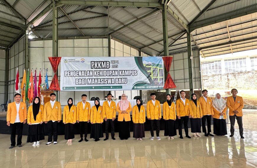 Unipol Kukuhkan 507 Mahasiswa Baru, Awali Perjalanan Menuju Generasi Unggul