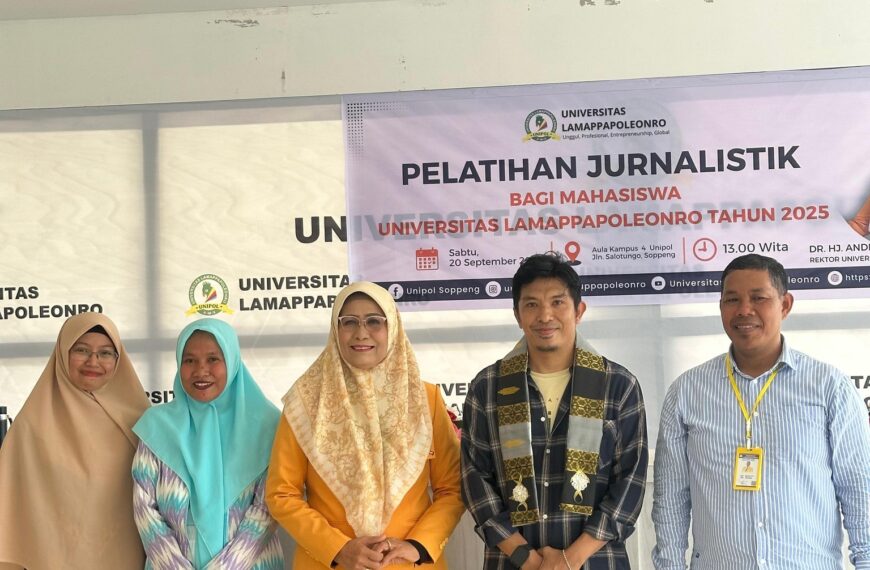 Unipol Hadirkan Reporter TV One Sebagai Narasumber Pada Pelatihan Jurnalistik Untuk Peningkatan Kompetensi Mahasiswa