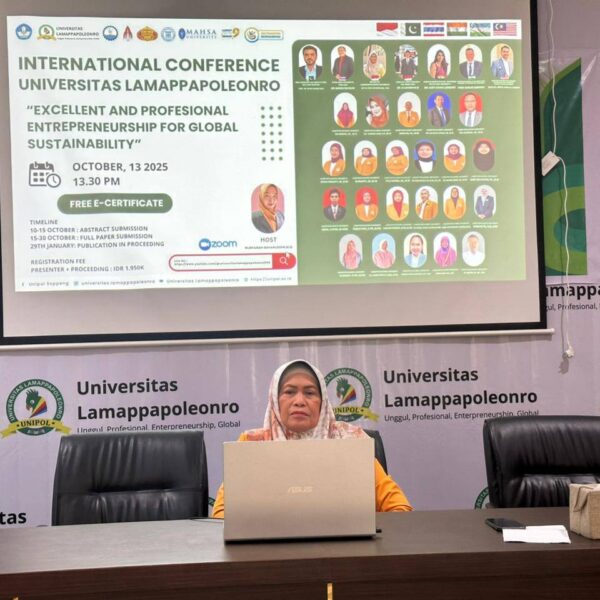 UNIPOL Gelar Seminar Internasional “Global Entrepreneurship Conference” Hadirkan Akademisi dari Lima Negara