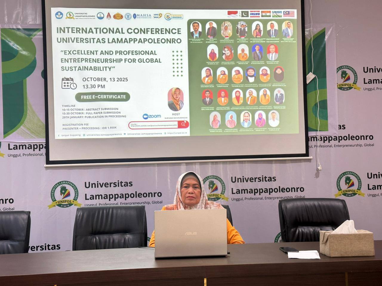 UNIPOL Gelar Seminar Internasional “Global Entrepreneurship Conference” Hadirkan Akademisi dari Lima Negara