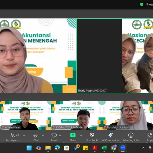 HIMAKSI UNIPOL Sukses Gelar Seminar Nasional Akuntansi UMKM Bertema Bisnis Berkelanjutan