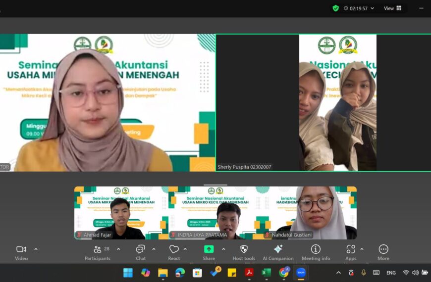 HIMAKSI UNIPOL Sukses Gelar Seminar Nasional Akuntansi UMKM Bertema Bisnis Berkelanjutan