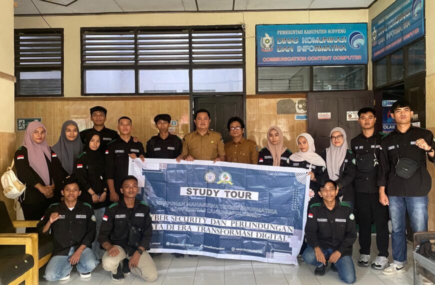 Himpunan Mahasiswa Teknik Informatika Unipol Gelar Study Tour ke Diskominfo Kabupaten Soppeng