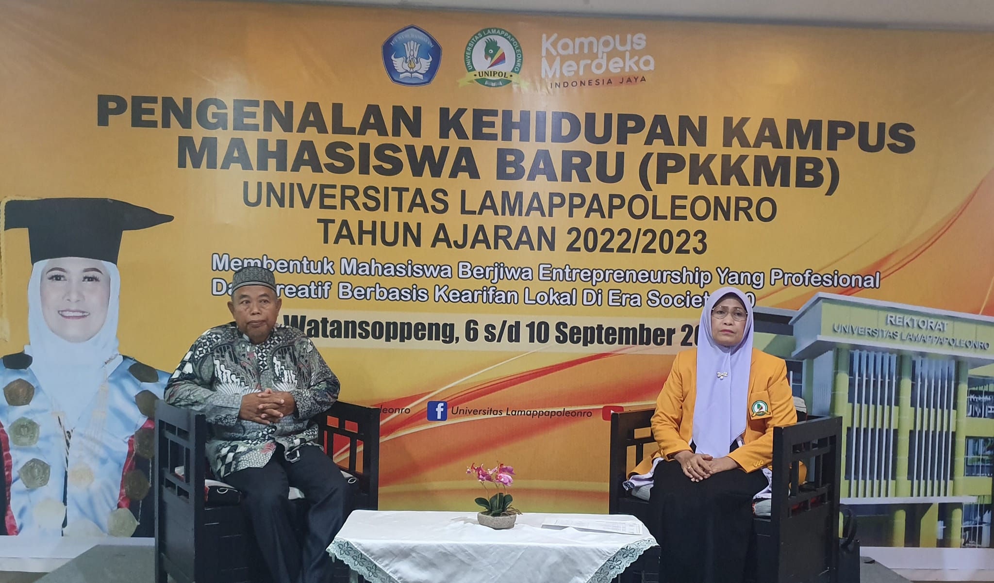 Universitas Lamappapoleonro Resmi Buka PPKMB Tahun 2022, Diikuti Mahasiswa Baru Selama Lima Hari