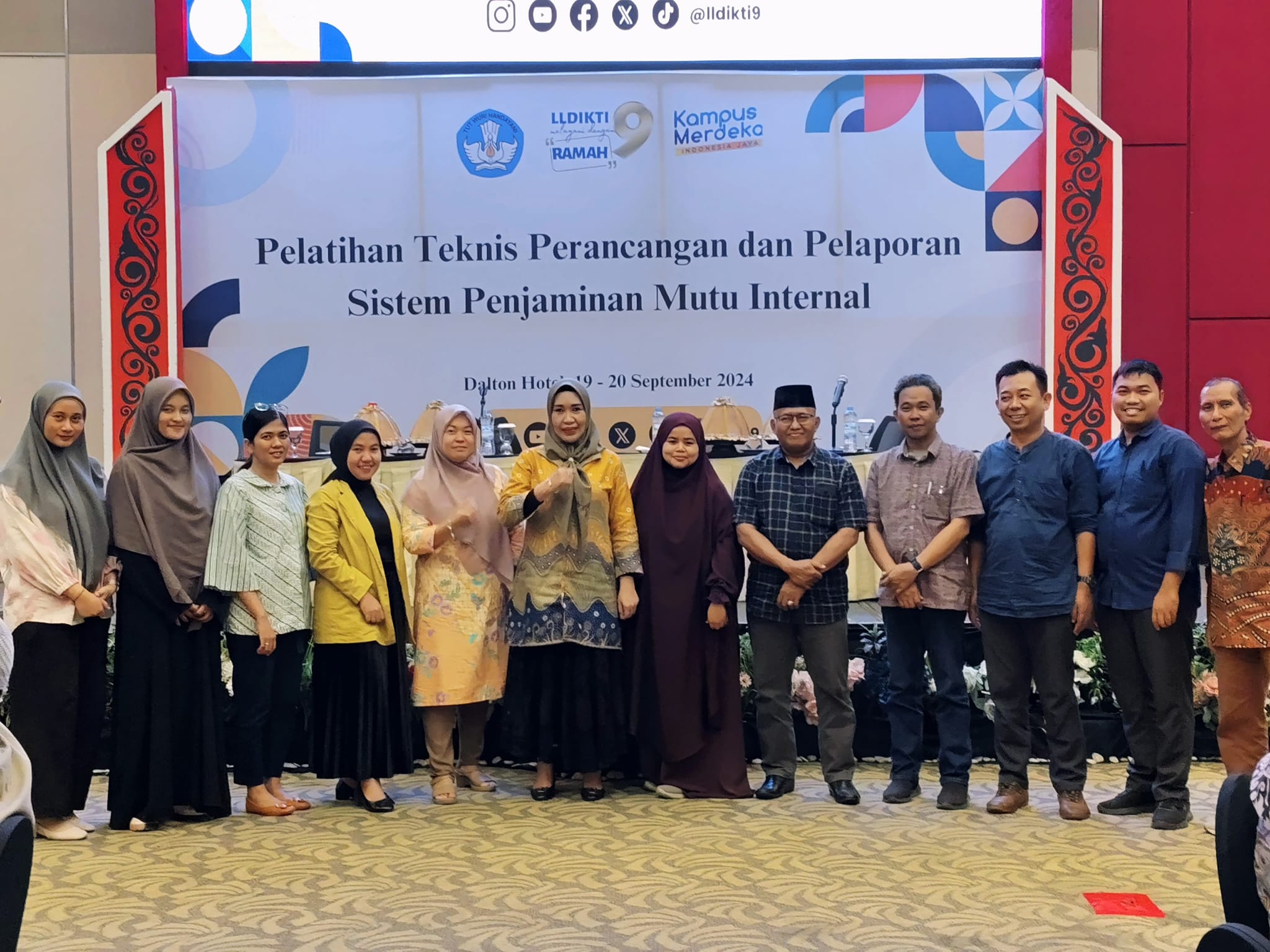 Ketua LPM UNIPOL Ikuti Bimtek Pelaporan Sistem Penjaminan Mutu Internal LLDIKTI Wilayah IX Sultanbatara