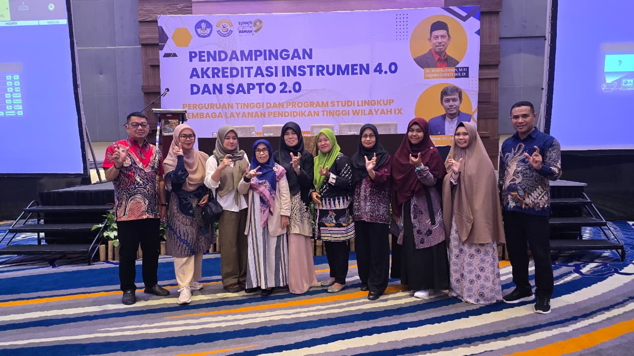 Ketua LPM Unipol Ikuti Pendampingan Akreditasi Instrumen 4.0 dan SAPTO 2.0 Lingkup LLDIKTI IX Sultanbatara